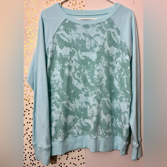 Eddie Bauer Tops - Eddie Bauer Light Blue Sweatshirt size Large